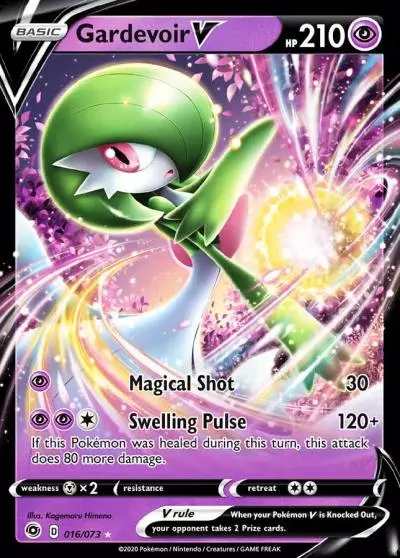 Gardevoir V 16/73 Champion's Path Pokemon card