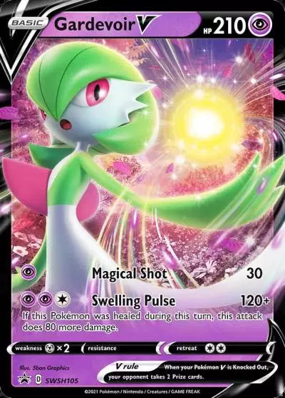 Gardevoir V SWSH105/307 SWSH Black Star Promos Pokemon card