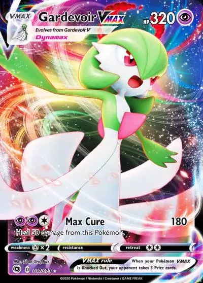 Gardevoir VMAX 17/73 Champion's Path Pokemon card