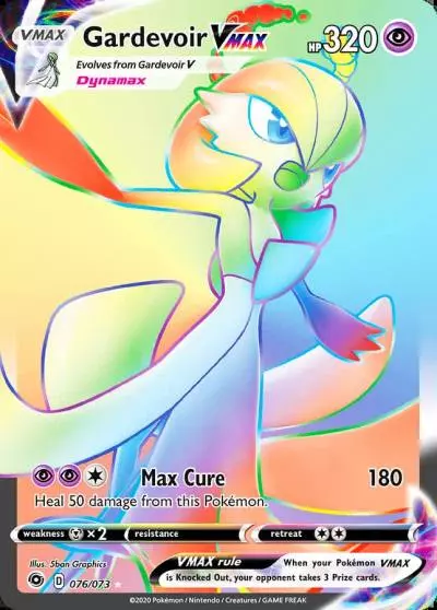 Gardevoir VMAX 76/73 Champion's Path Pokemon card