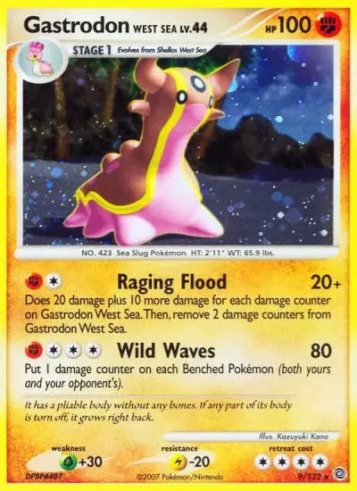 Gastrodon West Sea 9/132 Secret Wonders Pokemon card