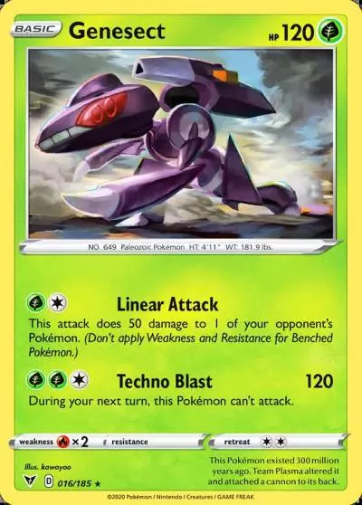 Genesect 16/185 Vivid Voltage Pokemon card