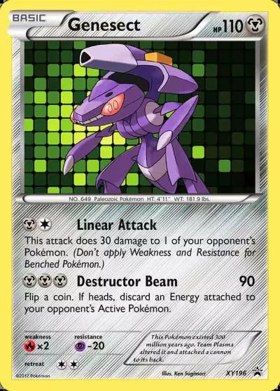 Genesect XY196/211 XY Black Star Promos Pokemon card