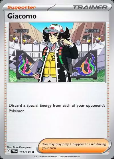Giacomo 182/193 Paldea Evolved Pokemon card