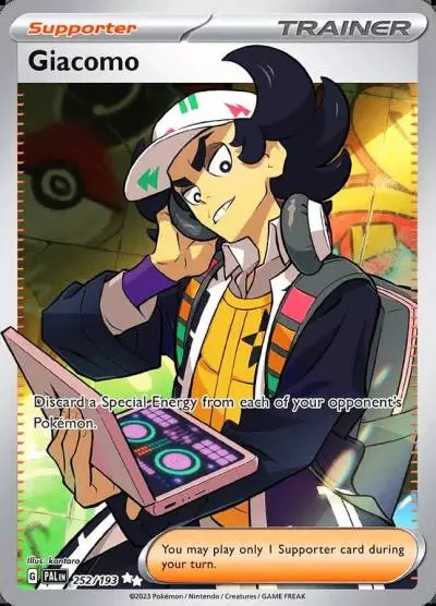 Giacomo 252/193 Paldea Evolved Pokemon card