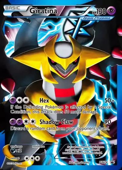 Giratina BW74/101 BW Black Star Promos Pokemon card