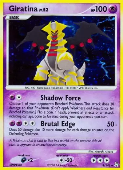 Giratina 4/146 Legends Awakened Pokemon card