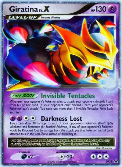 Giratina LV.X DP38/56 DP Black Star Promos Pokemon card