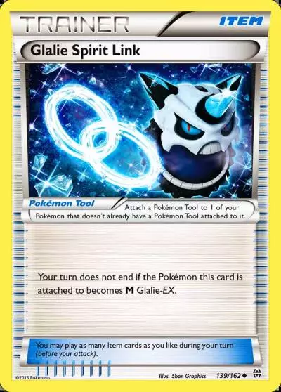 Glalie Spirit Link 139/162 BREAKthrough Pokemon card