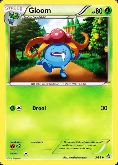 Gloom 2/98 Ancient Origins Pokemon card