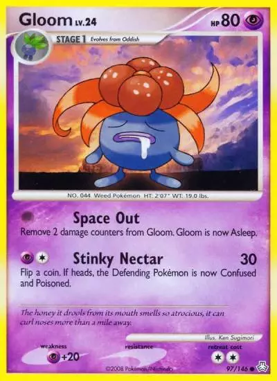 Gloom 97/146 Legends Awakened Pokemon card