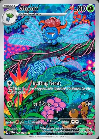 Gloom 198/197 Obsidian Flames Pokemon card