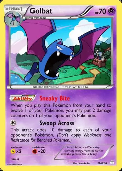 Golbat 31/83 Generations Pokemon card
