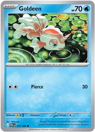 Goldeen 13/84 Pitch Black Pokemon card