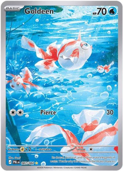 Goldeen 87/84 Pitch Black Pokemon card