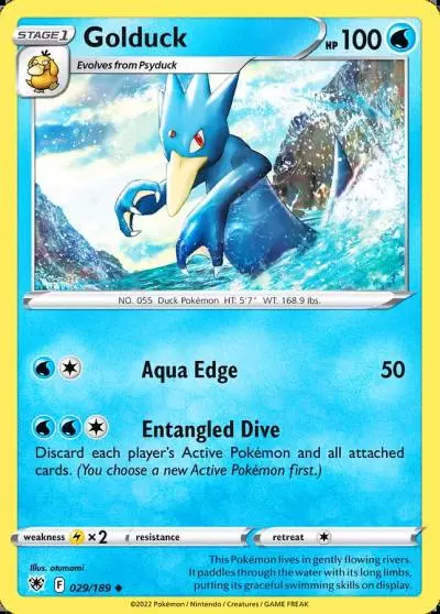 Golduck 29/189 Astral Radiance Pokemon card