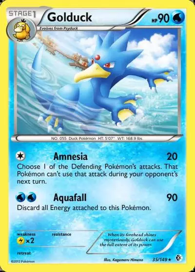 Golduck 35/149 Boundaries Crossed Pokemon card
