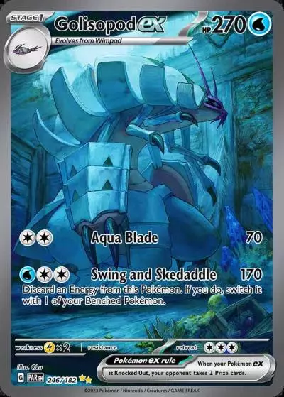 Golisopod ex 246/182 Paradox Rift Pokemon card