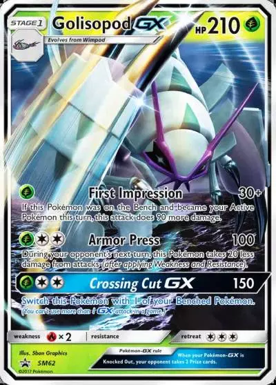 Golisopod-GX SM62/248 SM Black Star Promos Pokemon card