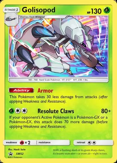 Golisopod SM52/248 SM Black Star Promos Pokemon card