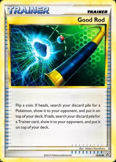 Good Rod 76/95 HS—Unleashed Pokemon card
