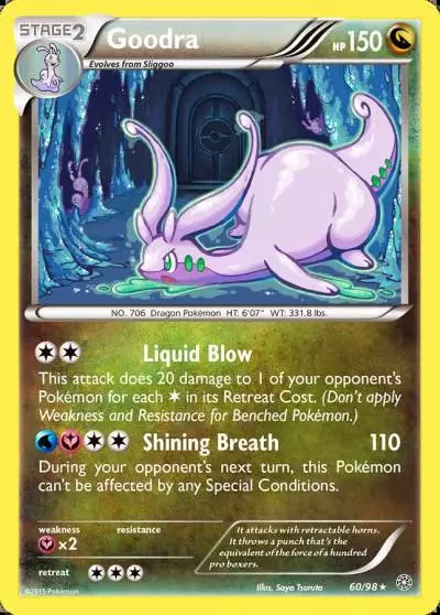 Goodra 60/98 Ancient Origins Pokemon card