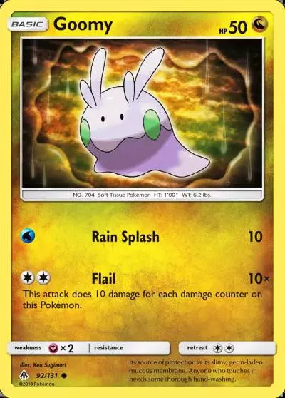 Goomy 92/131 Forbidden Light Pokemon card
