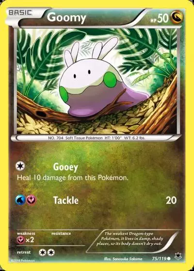 Goomy 75/119 Phantom Forces Pokemon card