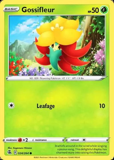 Gossifleur 24/264 Fusion Strike Pokemon card