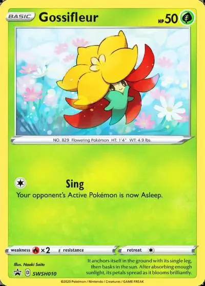 Gossifleur SWSH010/307 SWSH Black Star Promos Pokemon card