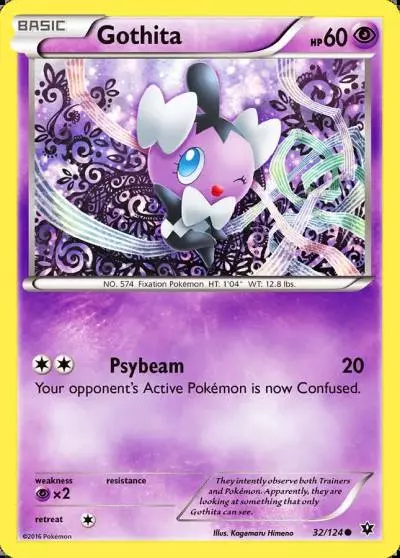 Gothita 32/124 Fates Collide Pokemon card