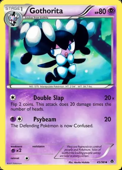 Gothorita 45/98 Emerging Powers Pokemon card