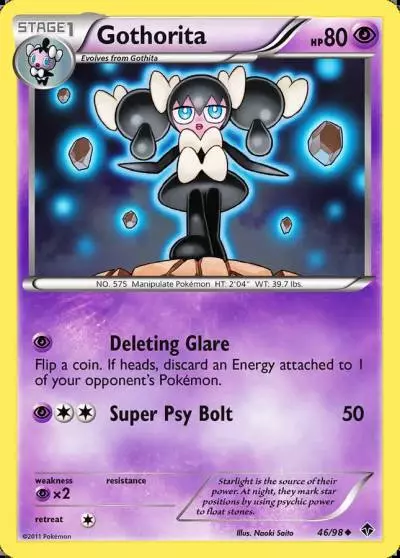 Gothorita 46/98 Emerging Powers Pokemon card