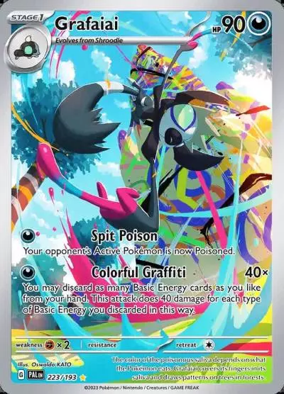 Grafaiai 223/193 Paldea Evolved Pokemon card
