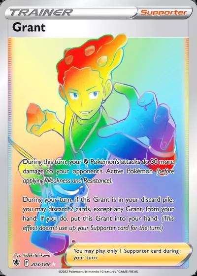 Grant 203/189 Astral Radiance Pokemon card