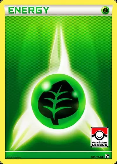 Grass Energy 105/114 Black & White Pokemon card