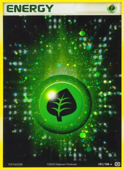 Grass Energy 101/106 Emerald Pokemon card