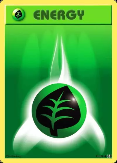 Grass Energy 91/108 Evolutions Pokemon card