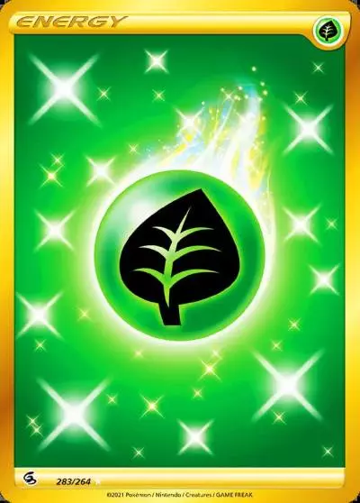 Grass Energy 283/264 Fusion Strike Pokemon card