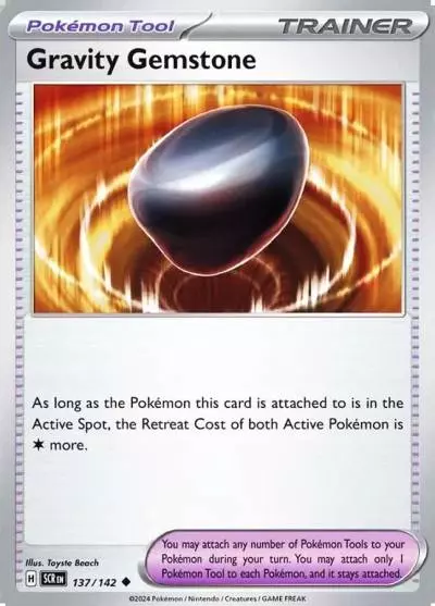 Gravity Gemstone 137/142 Stellar Crown Pokemon card
