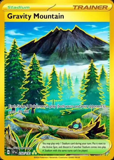 Gravity Mountain 250/191 Surging Sparks Pokemon card