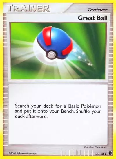 Great Ball 85/100 Stormfront Pokemon card