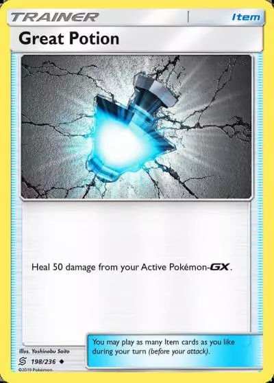 Great Potion 198/236 Unified Minds Pokemon card