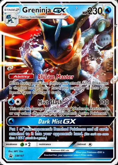 Greninja-GX SM197/248 SM Black Star Promos Pokemon card
