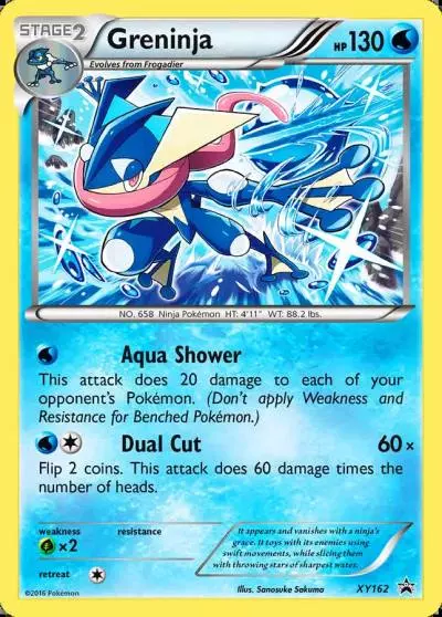 Greninja XY162/211 XY Black Star Promos Pokemon card