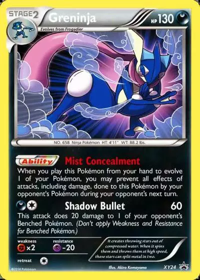 Greninja XY24/211 XY Black Star Promos Pokemon card