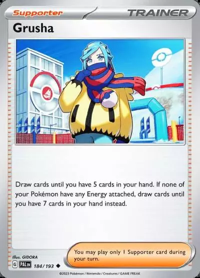 Grusha 184/193 Paldea Evolved Pokemon card