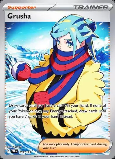 Grusha 253/193 Paldea Evolved Pokemon card