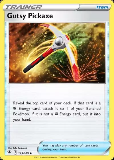 Gutsy Pickaxe 145/189 Astral Radiance Pokemon card