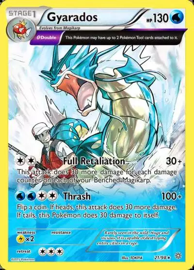 Gyarados 21/98 Ancient Origins Pokemon card